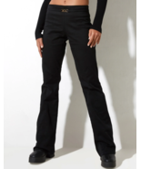 MOTEL ROCKS Craze Trouser in Twill Black (MR31) - £13.96 GBP