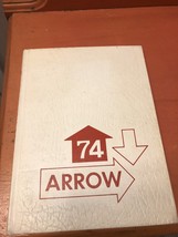 1974 THE ARROW Clinton High School Yearbook Mississippi Original vintage HC - £37.36 GBP