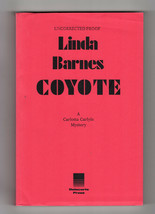 Linda Barnes COYOTE First edition SIGNED Mystery Advance Proof Detective... - £21.23 GBP