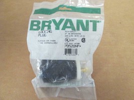 Hubbell  70520NP  Bryant 2-Pole 3-Wire Locking Male Plug, 20A, 125V - NEW - $6.98