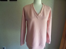 MARC NEW YORK LADY&#39;S SWEATER SMALL LIGHT PINK LONG SLEEVE - $19.79