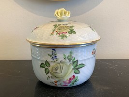 Vintage Herend Porcelain PBR Pattern Extra Large Lidded Sugar Bowl - $222.75