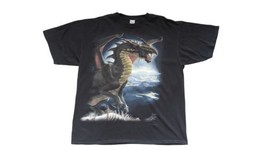 Vintage Medieval Dragon Shirt Y2K Tom Wood 1X - £26.27 GBP