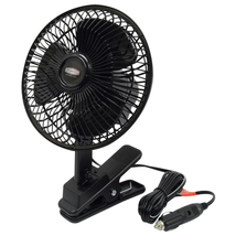 RoadPro 12 Volt Truck Fan Clip-On or Dash Mount Oscillating Portable Electric Co - £73.19 GBP