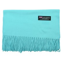 Teal - Men Women unisex 100% CASHMERE Warm wrap Wool Scarf pure solid - £13.98 GBP