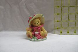 Cherished Teddies Janet YOU'RE SWEET AS A ROSE Bear Figurine Avon Exclusive - $29.95