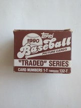 1990 Topps Complete Set “Traded” Series Baseball Picture Cards #1T Thru 132T - £9.72 GBP