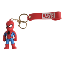 Marvel Spider-Man Keychain Superhero Figure Bag Charm Strap Avengers Com... - $163.21 MXN