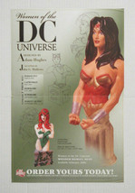 Women of the DC Universe 17x11 inch bust POSTER:Wonder Woman,Catwoman,Poison Ivy - $22.77