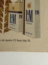 1978 L&amp;M Cigarette Vintage print Ad Pa8 - £3.89 GBP