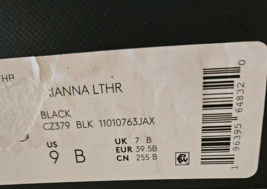 COACH Brianna Flip Flop Women&#39;s Shoes Black  Leather Size 9B - $123.75