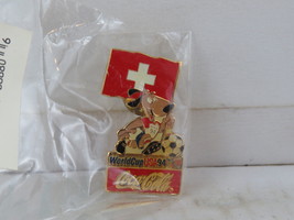 Switzerland Soccer Pin - 1994 World Cup Coke Promo Pin - New in Package - £11.96 GBP