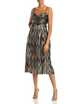 Aidan by Aidan Mattox Pleated Cutout Back Midi Dress, Size 8 - £112.88 GBP