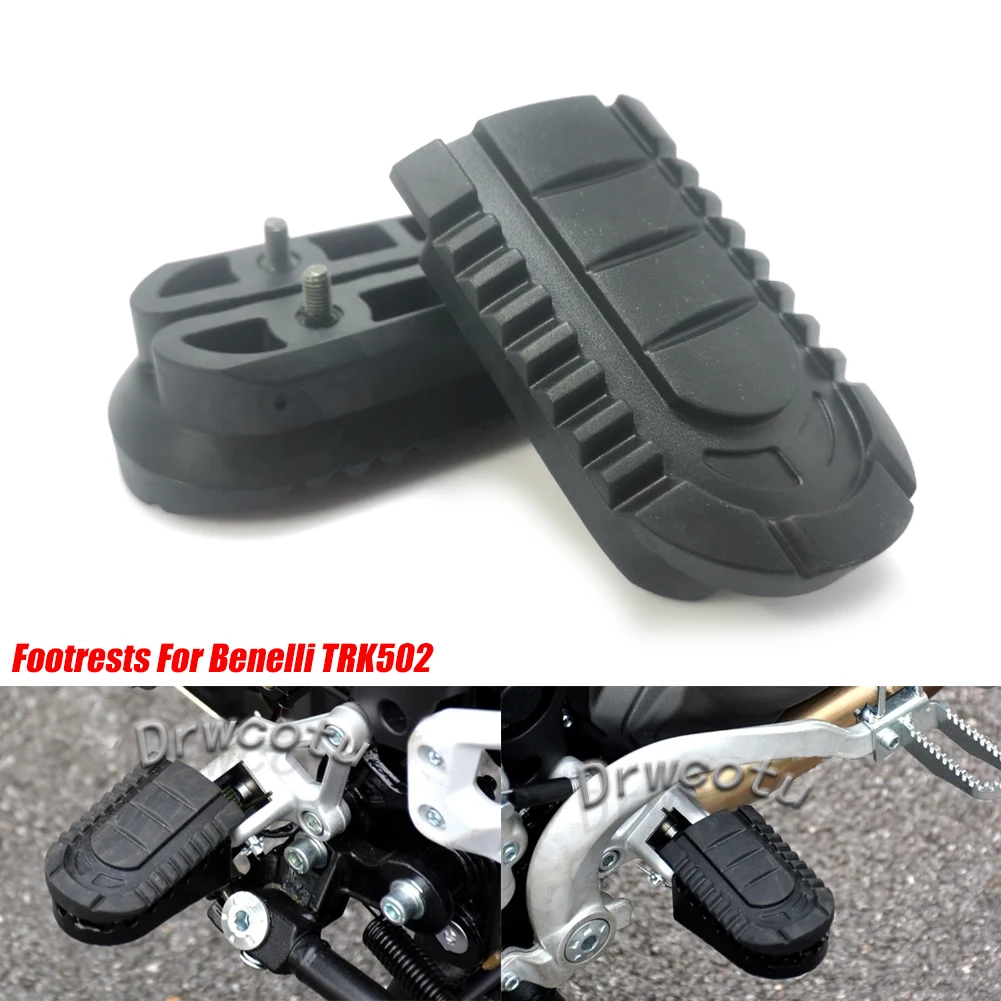 Motorcycle Footrests Footpegs Front Left Right For Benelli TRK502X BJ500... - $21.79