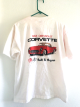 Vintage Corvette T Shirt 90s (pink stains) Oneita Tag XL Power-T Single Stitch - £38.04 GBP