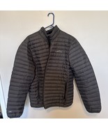 Eddie Bauer Jacket Mens Large Black EB650 Down Quilted Puffer Packable O... - $40.85 CAD