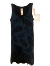 New Soma Reversible Sleeveless tropical palm dark harbour dress  Women  ... - £31.57 GBP