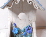 Avon Watercolor Memories Bird Feeder Small Flowerpot Wall Hanger Resin 7... - $12.38