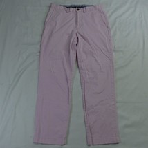 Brooks Brothers 32 x 30 Pink Clark Spring Easter Cotton Mens Chino Pants - £19.65 GBP