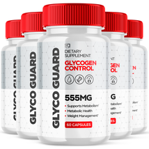 (5 Pack) Glyco Guard Blood Sugar, Glycoguard Glycogen Supplement (300 Capsules) - £105.64 GBP