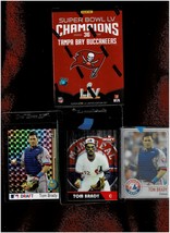 Tom BRADY/ The Beginning &amp; The End -MINT,3-MLB Rookie Cards &amp; Full Tb Super Bowl - £22.36 GBP