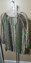 Womens large sheer blouse - $9.00