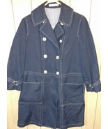 Misty Harbor Ltd. Vintage Petite Navy Blue Coat Size 10 - €42,63 EUR
