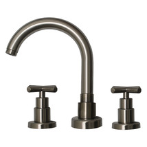 Luxe Widespread Lavatory Faucet,Tubular Swivel Spout, Cross Handles,Pop-... - $503.42