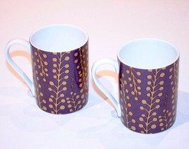 CACHAREL Mimosa Purple COFFEE MUG Delicate Fine Bone China FREE SHIPPING - $118.77