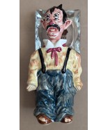 Vintage 1950&#39;s 3-eyed drunk man Ceramic Wine Decanter Only - $951.02 MXN