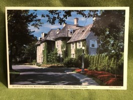 Residence of the Prime Minister Canadian Post Card 24988R - £6.91 GBP