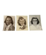 1950&#39;s Vintage Photo Girl Growing Up Through The Years Black &amp; White 5&quot;x7&quot; - $37.99