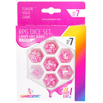 Gamegenic Candy-like Series RPG Dice Set 7pcs - Rasberry - £27.37 GBP