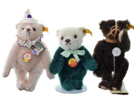 3 Miniature Steiff Teddy Bears - $193.05