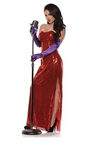 UNDERWRAPS Women&#39;s Sexy Bombshell Costume Sequin Dress, Red, Medium - £101.70 GBP