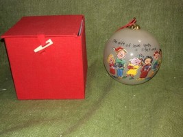 Hand painted Christmas Ornament with padded case - £15.56 GBP