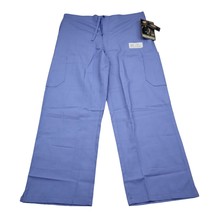 Dickies Pants Mens L Blue Cargo Medical Uniform Scrub Pull On Bottoms** - £14.71 GBP