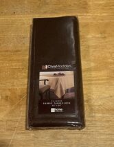 Chris Madden Filigree Chocolate Brown Fabric Tablecloth 60x84” - $367.33 MXN