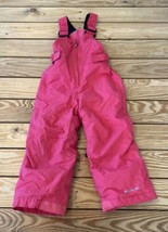 Columbia Girl’s Winter Snow Bib Pants size 4T Pink CB - £15.79 GBP