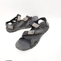 Merrell Mens Tetrex Crest Sport Sandals Black  Hook &amp; Loop Men’s Size 9 - $26.99
