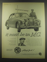 1957 MG Magnette Ad - For my kind of motoring - it must be an M.G. - £14.78 GBP