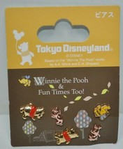 New TOKYO DISNEYLAND Winnie The Pooh Pierced Earrings Piglet &amp; Pooh Japan - $44.54