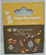 New TOKYO DISNEYLAND Winnie The Pooh Pierced Earrings Piglet &amp; Pooh Japan - £34.95 GBP