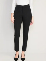 Old Navy High Rise Curvy Pixie Ankle Pants Women 6 Petite Black Stretch NEW - £19.36 GBP