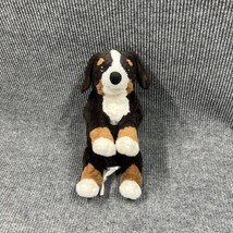 IKEA Hoppig Bernese Mountain Dog 15” Plush Brown Stuffed Animal Puppy Toy - £27.24 GBP