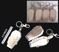 2 POCKET COFFIN ASHTRAY novelty miniature ash tray ashtrays coffins key ... - £7.55 GBP