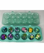 Blue Hatchimals collEGGtibles 12 pack egg carton case With Figures - $5.84