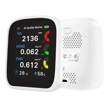 Cymtkbr Air Quality Monitor Indoor 5-in-1 Professional &amp; Accurate CO2 TV... - £75.96 GBP
