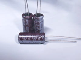 20PCS MG Suscon 560uF 25V 8x20mm Electrolytic Radial Capacitor Low Imped... - $7.00