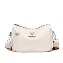 Designer Soft Natural Cowskin Shoulder Bags High Quality Genuine Leather Handbag - £41.85 GBP